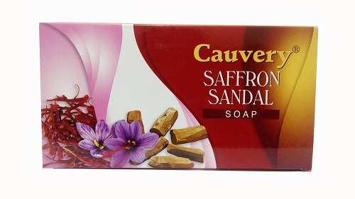 Cauvery Saffron Sandal Soap